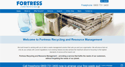 Desktop Screenshot of fortressrecycling.com